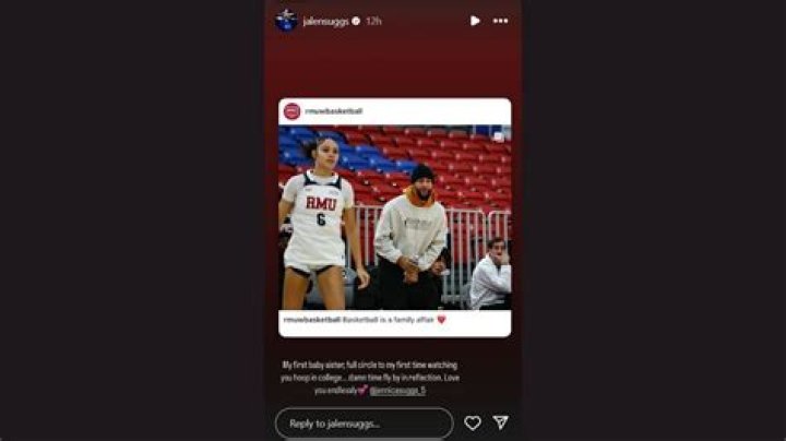 NBA Star Jalen Suggs Younger Sister Jennica Suggs Plays College Basketball For CFCA